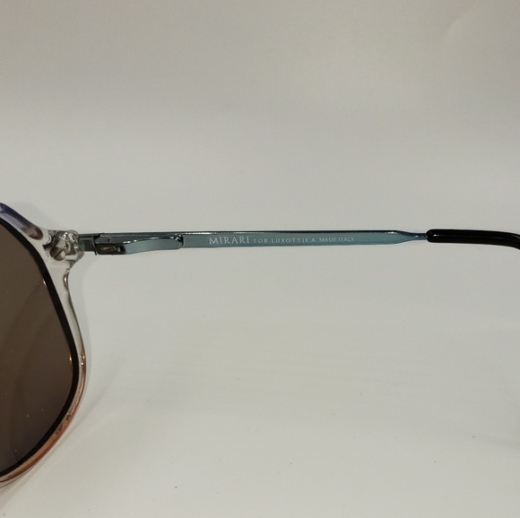 Vintage Mirari Luxottica Blue Sunglasses Frames - Picture 5 of 5